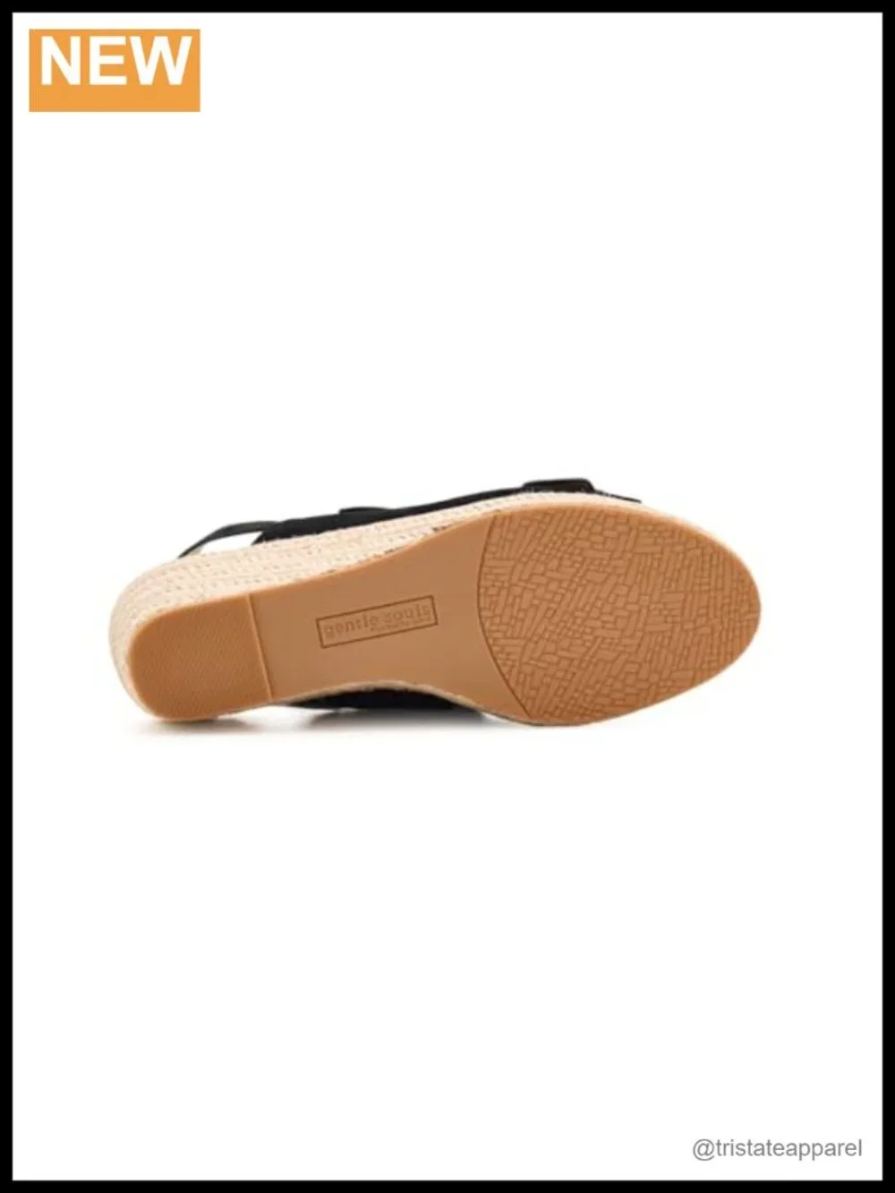 Wedge Sandal With Leather Lining And Adjustable Back Strap